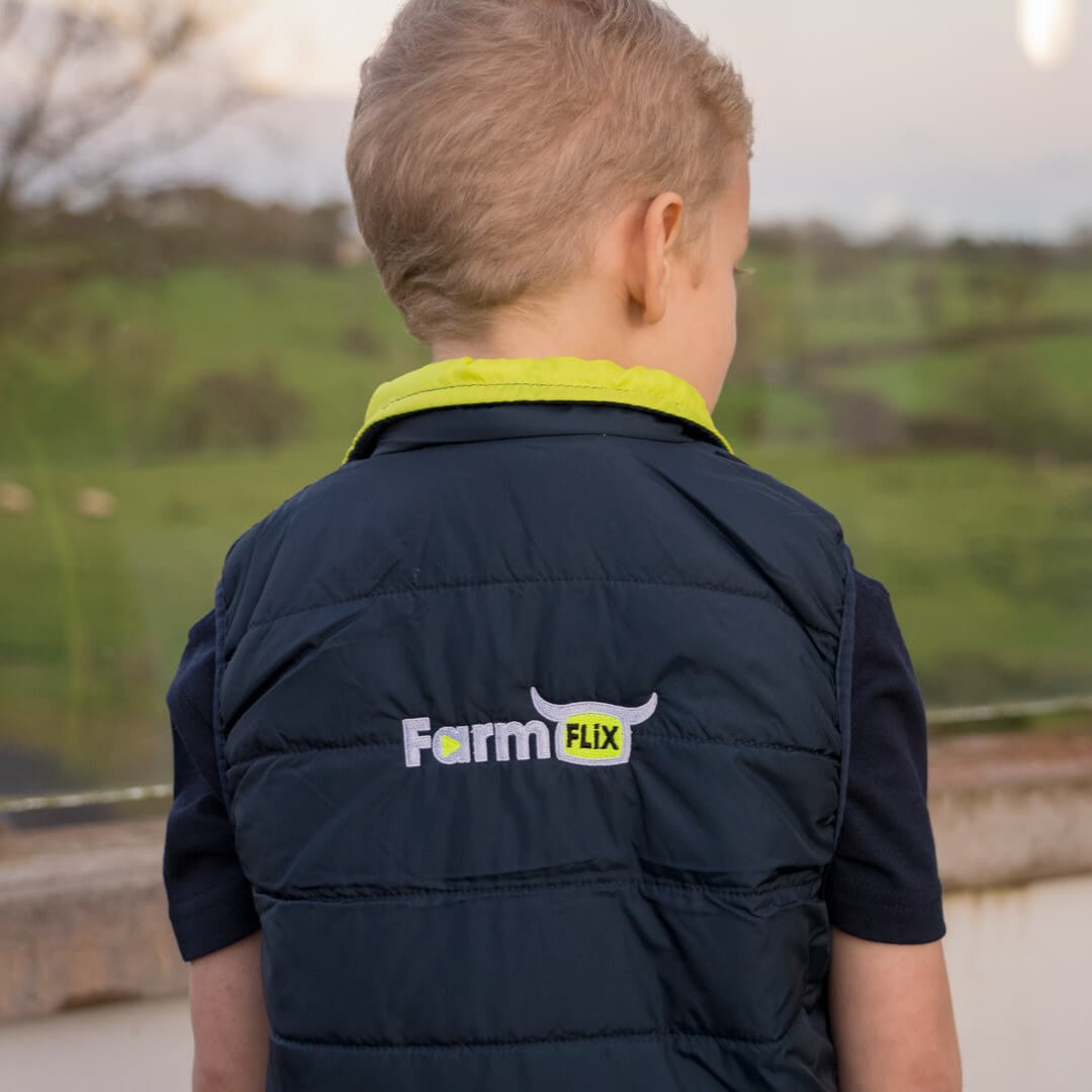FarmFLiX Navy Gilet (KIDS)