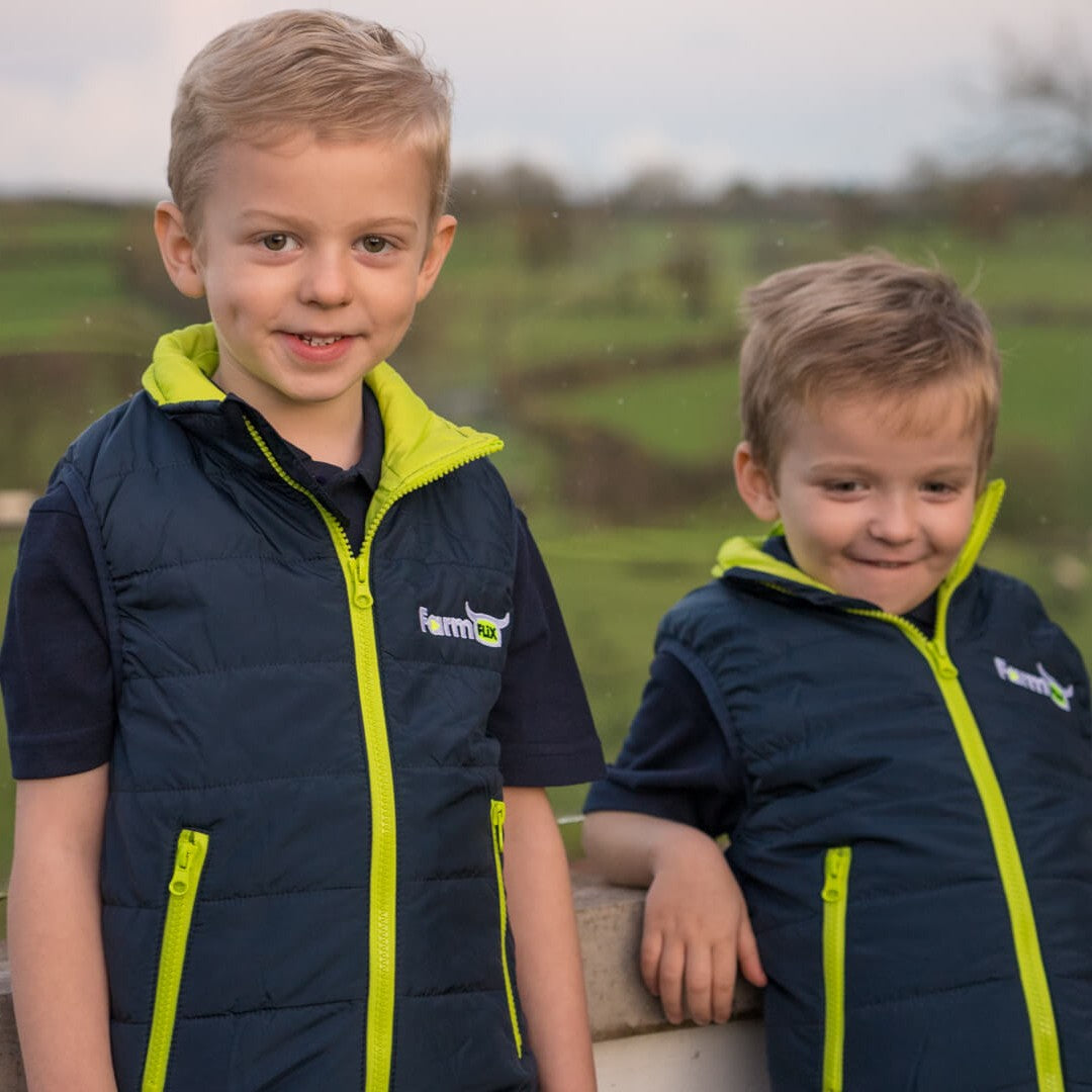 FarmFLiX Navy Gilet (KIDS)