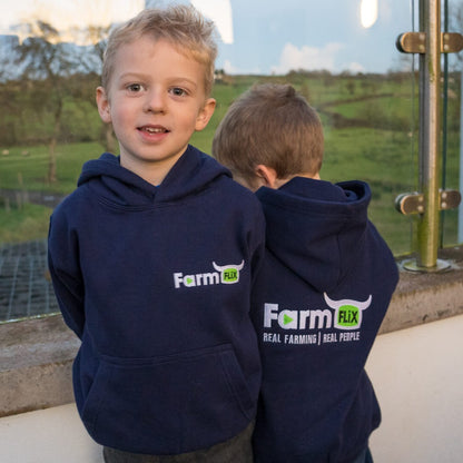 FarmFLiX Navy Hoody (KIDS)