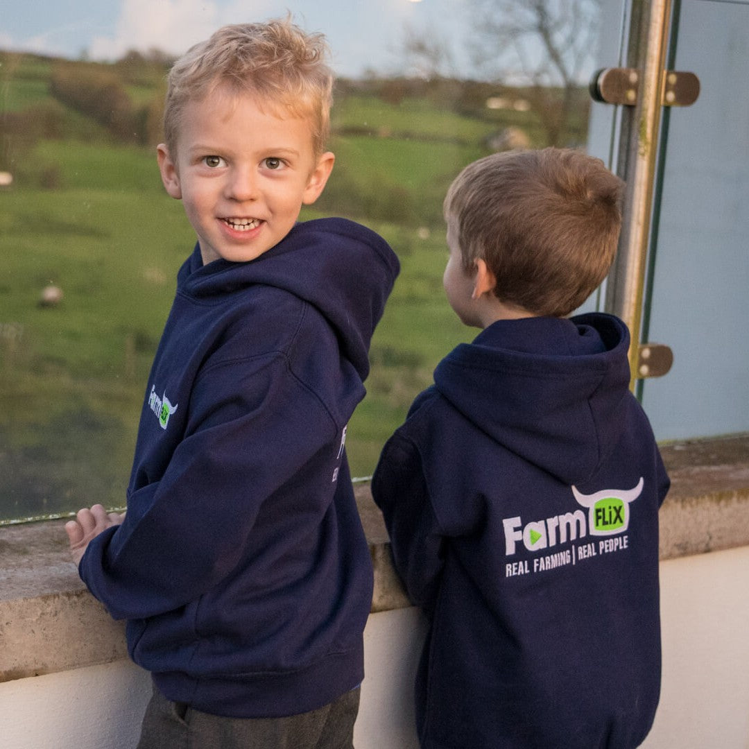 FarmFLiX Navy Hoody (KIDS)